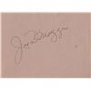 Image 1 : Joe DiMaggio signature slip