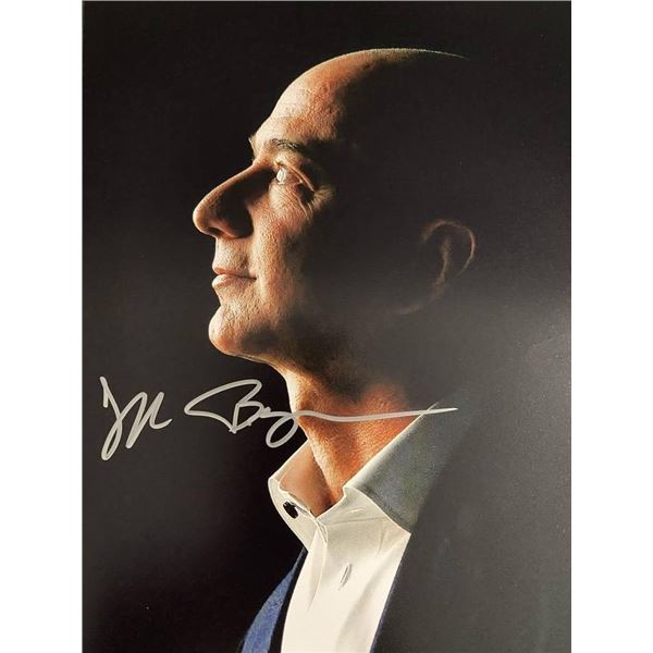 Amazon Founder Jeff Bezos signed photo