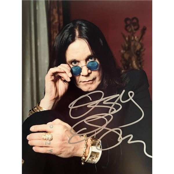 Ozzy Osbourne signed photo