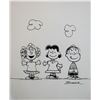 Image 1 : Peanuts Charles Schulz signed cartoon sketch