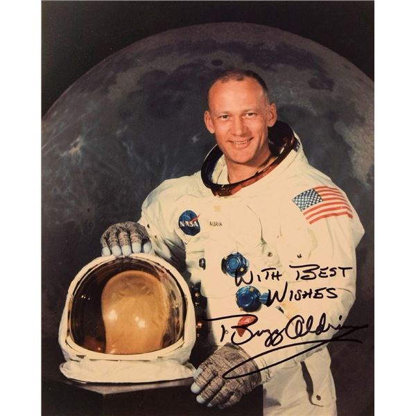 Buzz Aldrin signed photo