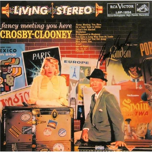Bing Crosby Fancy Meeting You Here signed album