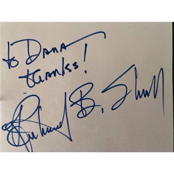 MASH Richard B Shull autograph