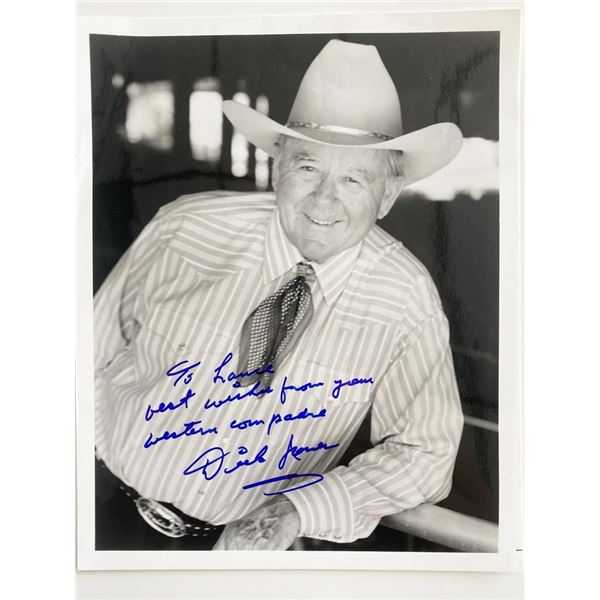 The Frontiersman Dickie Jones signed photo