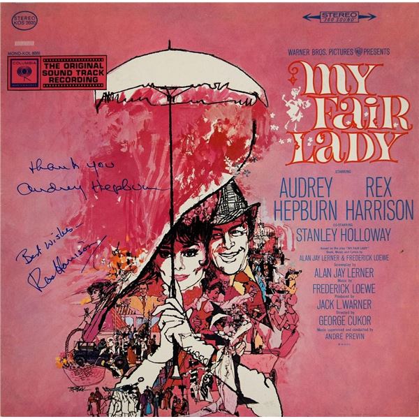 My Fair Lady dual signed soundtrack