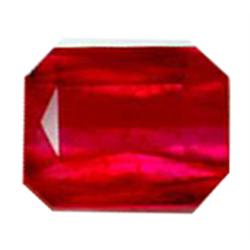 3.3ct Octagon Blood Red Madagascar Ruby (GEM-17898B)