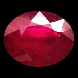 5.01ct Gorgeous Top Blood Red Ruby Oval Facet Natural (GEM-18028)