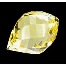 19ct Great  Briolette Lemon Quartz (GEM-16814B)