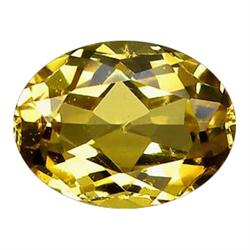 0.98ct Top AAA Oval Yellow Beryl Tanzania (GEM-16661)