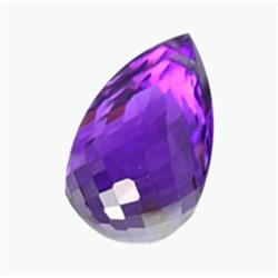 16ct Awesome Briolette Top Purple Amethyst (GEM-16316B)