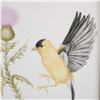 Image 2 : Sallie Snow Porcelain Plaque Bird Painting, Goldfinch