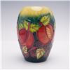 Image 2 : Moorcroft Pottery Vase, Peach and Raspberry Pattern