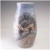 Image 1 : Bing & Grondahl Porcelain Vase, Trees by The Road
