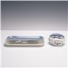 Image 3 : 2pc Royal Copenhagen Porcelain Tray and Vase