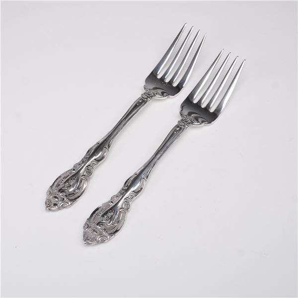 Pair of Gorham La Scala Sterling Silver Salad Forks