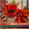 Image 2 : Francois Salvat, Oil Painting on Canvas, Poppies, Signed