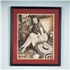 Image 1 : Wayn Hall Original 1942 Pen & Ink Ill.- Strange Men Are Dangerous, Signed