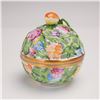 Image 1 : Herend Hand-Painted Fantasy Openwork Bonbon Box