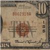 Image 2 : 1929 $10 First National Bank of Ypsilanti, Michigan Banknote