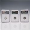 Image 2 : 3pc 2000-S, 2001-S, and 2002-S NGC PF 69 Ultra Cameo 10c Roosevelt Dimes