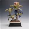 Image 5 : Boehm Porcelain Figurine and Base, Bluebirds 451V