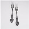 Image 1 : 2pc Gorham Sterling Silver La Scala Pattern Forks