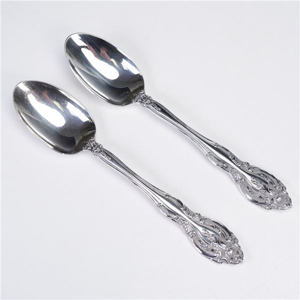 Pair of Gorham La Scala Sterling Silver Teaspoons