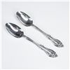 Image 1 : Pair of Gorham Sterling Silver Teaspoons, La Scala