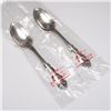 Image 1 : 2pc Gorham Sterling Silver Melrose Pattern Teaspoons
