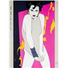 Image 1 : Patrick Nagel Framed Poster Orange Splatter by Graphics Posters