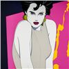 Image 2 : Patrick Nagel Framed Poster Orange Splatter by Graphics Posters