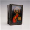Image 1 : Russian Palekh Icon of Christ Lacquer Box