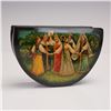 Image 1 : Russian Hand-Painted Khorovod Lacquer Box