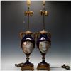 Image 2 : Pair of Large Sevres Porcelain and Ormolu-Mounted Lamps