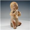 Image 2 : Pre-Columbian Terracotta Seated Figure, Nayarit Style