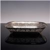 Image 2 : Silver .800 Ornately Pierced Footed Serving Tray