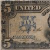 Image 2 : 1899 $5 Silver Certificate Indian Chief Banknote