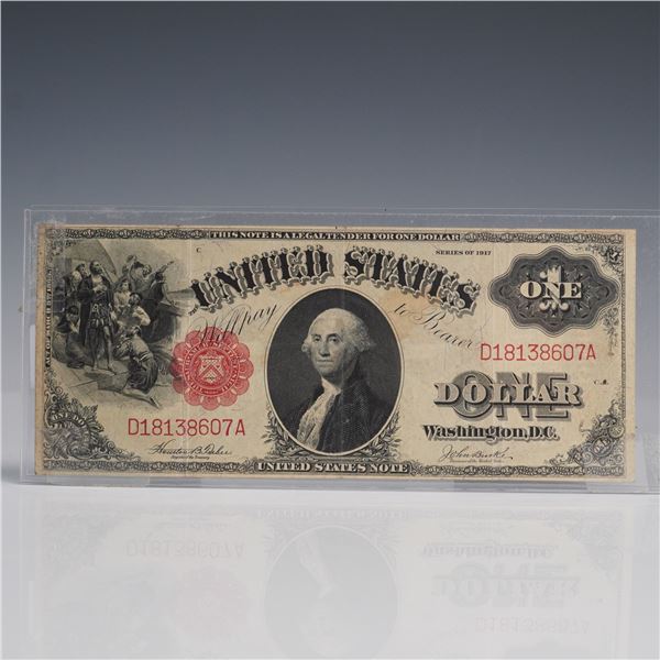 1917 $1 United States "Sawhorse" Banknote