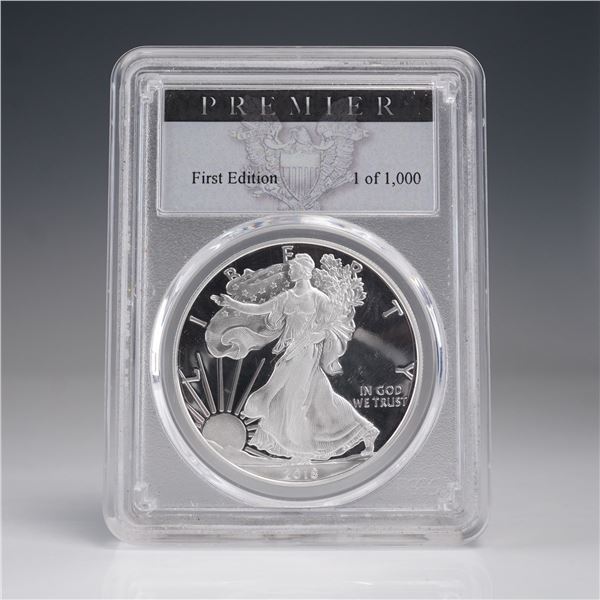 2018-S American Silver Eagle Type 1 Dollar PCGS Graded PR 70 DCAM