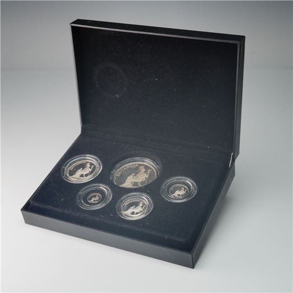 2013 Royal Mint Silver Britannia Proof Coin Set