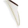 Image 2 : Estate 18" Classic 6.5-6.8mm Pearl Strand Necklace with 14k Gold Filigree Clasp
