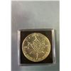 Image 1 : 1990 Gold Gilded Silver Maple Leaf 1 oz Coin
