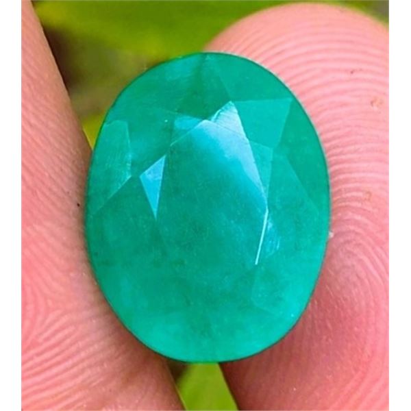 4.21 CT AUTHENTICATED EMERALD GEMSTONE ($6,315 APPRAISAL)