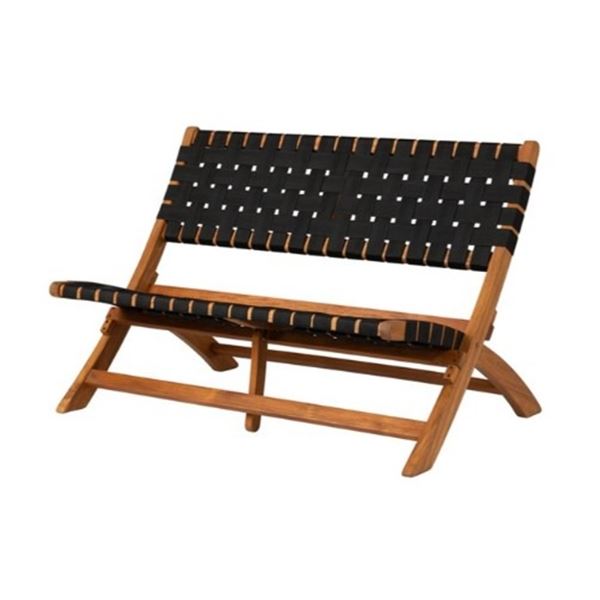 BRAND NEW PATIO FLARE ACACIA FOLDING BENCH, RETAIL $379