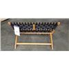 Image 5 : BRAND NEW PATIO FLARE ACACIA FOLDING BENCH, RETAIL $379