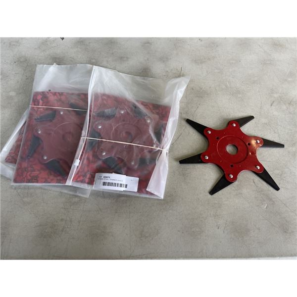 4 NEW STEEL TRIMMER HEADS