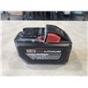 Image 1 : MILWAUKEE HD12.0 HIGH OUTPUT RED LITHIUM BATTERY, WORKING