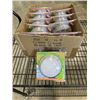 Image 1 : 10 NEW GREY ORTECH LED FLUSHMOUNT 900 LUMEN CEILING LIGHTS, IDEAL FOR CLOSETS, GARAGE, ATTIC, AND OU