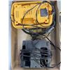 Image 3 : 2 TRAYS OF CHARGERS AND INFLATORS, PLUS WEATHER WIND SHEILD COVER