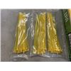 Image 2 : TRAY OF NEW YELLOW 10 INCH ZAP STRAPS
